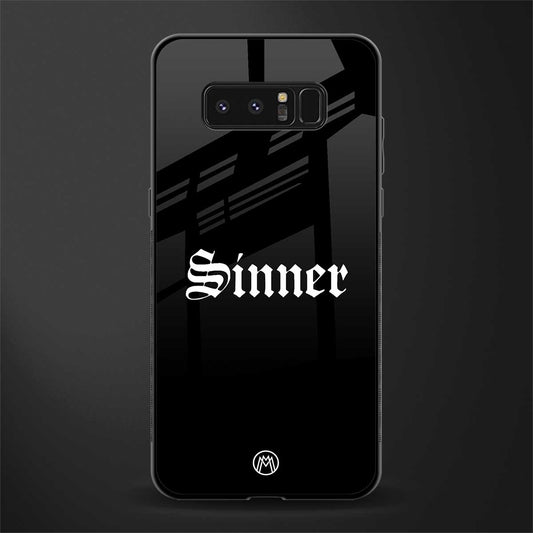 sinner glass case for samsung galaxy note 8 image