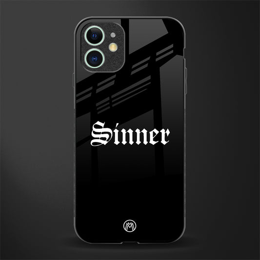 sinner glass case for iphone 12 image