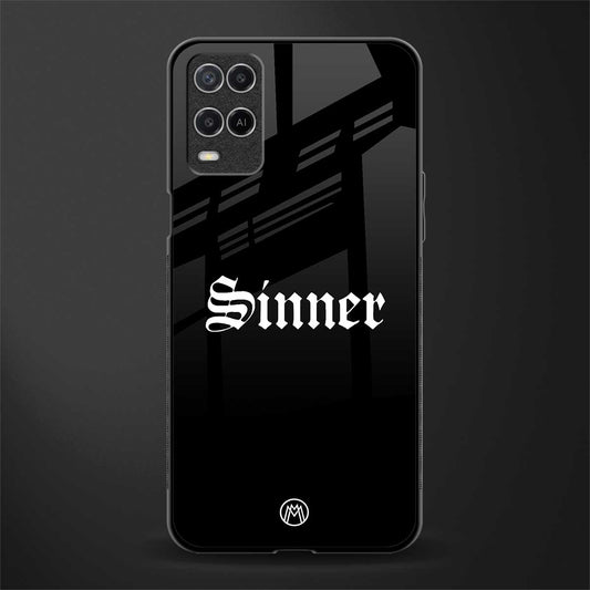 sinner glass case for oppo a54 image