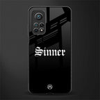 sinner glass case for mi 10t pro image