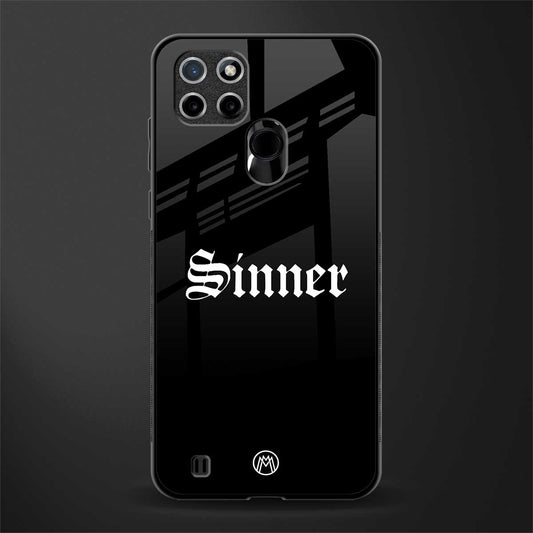 sinner glass case for realme c21y image