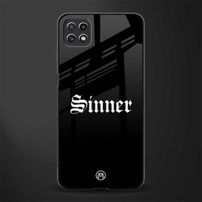 sinner glass case for samsung galaxy a22 5g image