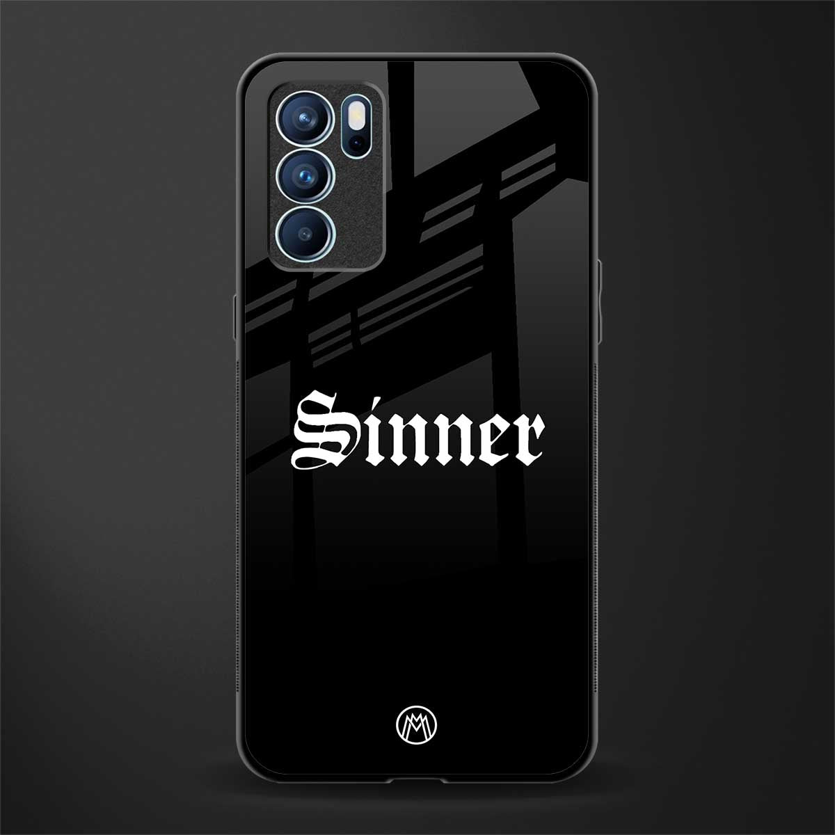 sinner glass case for oppo reno6 5g image