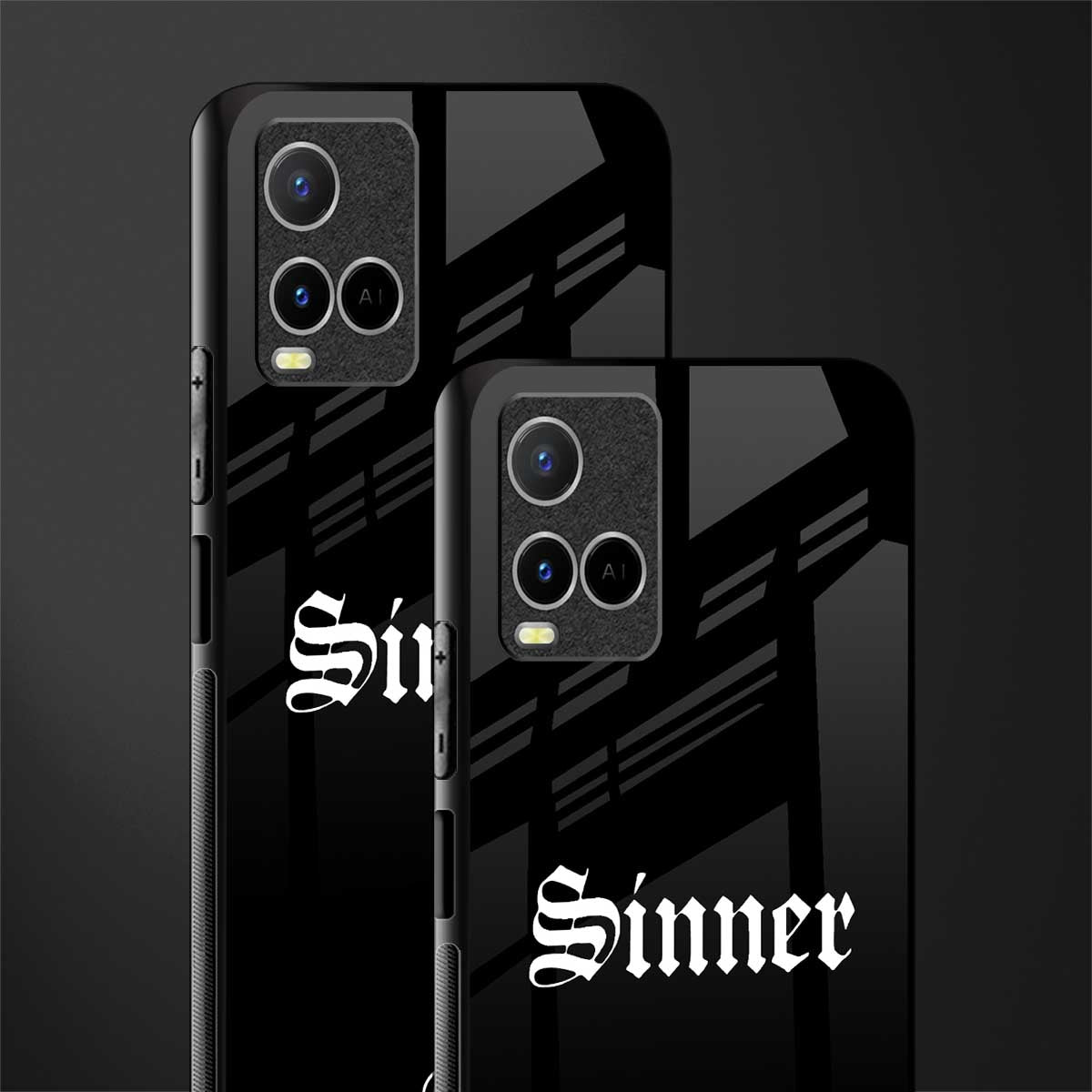 sinner glass case for vivo y21a image-2