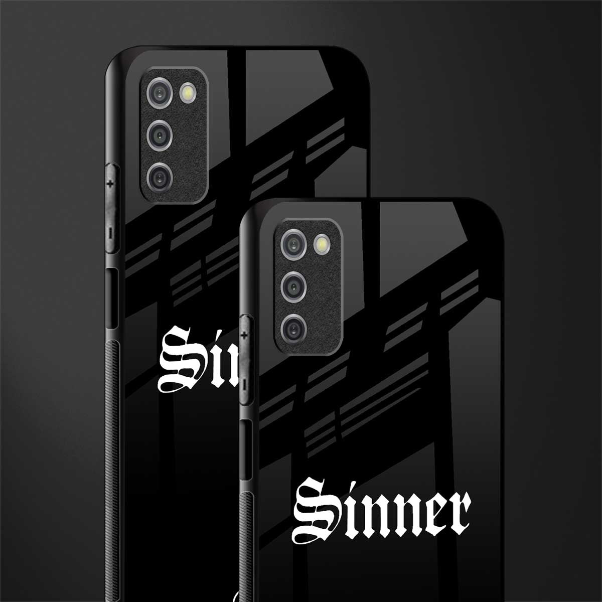 sinner glass case for samsung galaxy a03s image-2