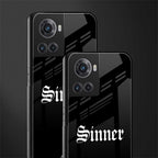 sinner back phone cover | glass case for oneplus 10r 5g