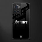 sinner back phone cover | glass case for oneplus 10r 5g
