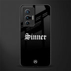 sinner glass case for vivo x70 image