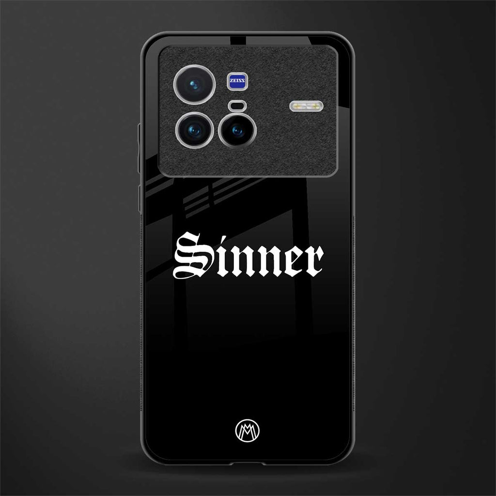 sinner glass case for vivo x80 image