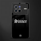 sinner glass case for vivo x80 image