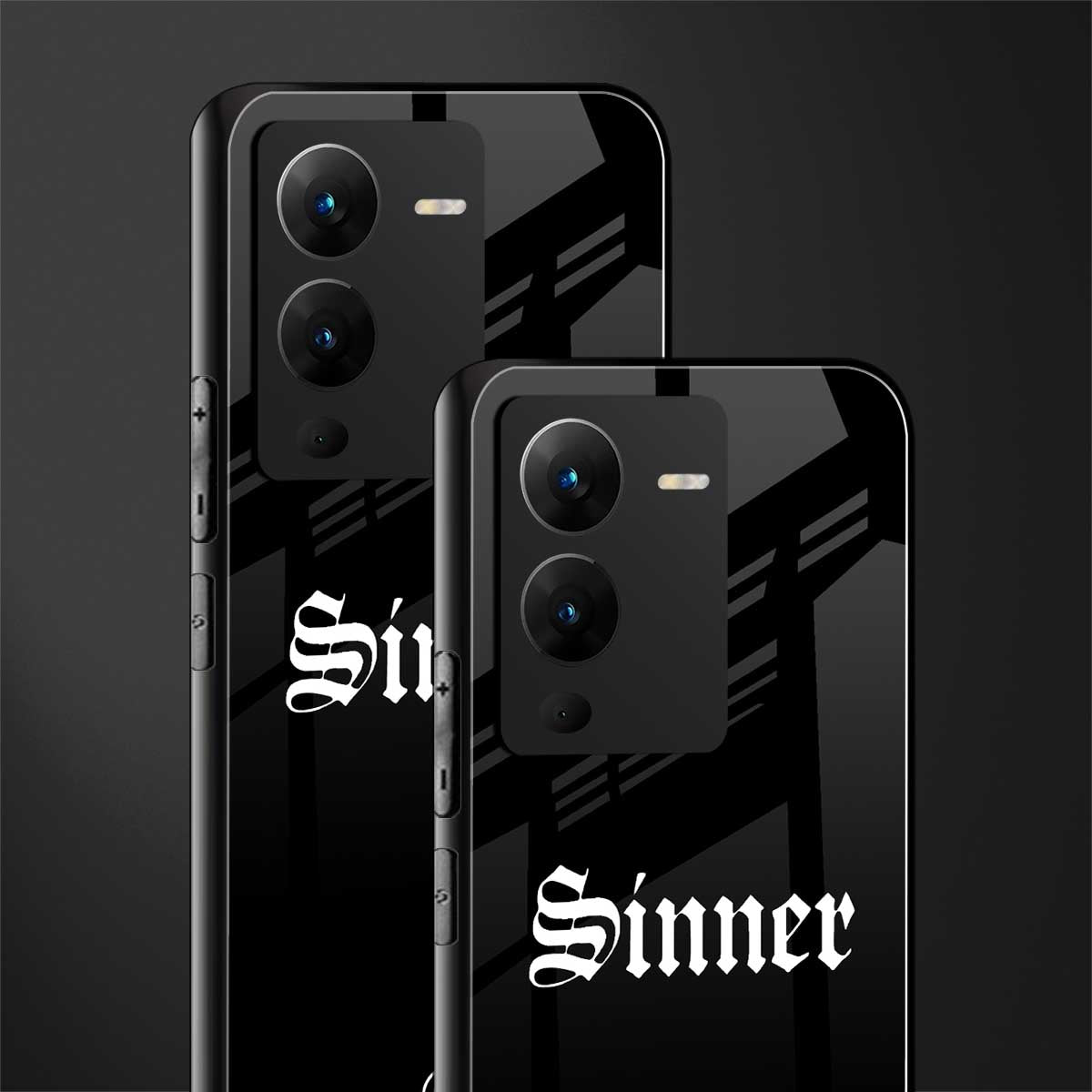 sinner back phone cover | glass case for vivo v25 pro 5g