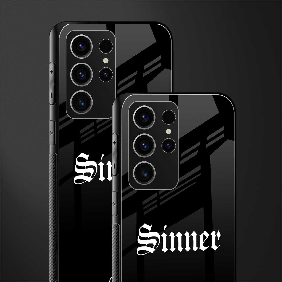 Sinner-Glass-Case for phone case | glass case for samsung galaxy s23 ultra