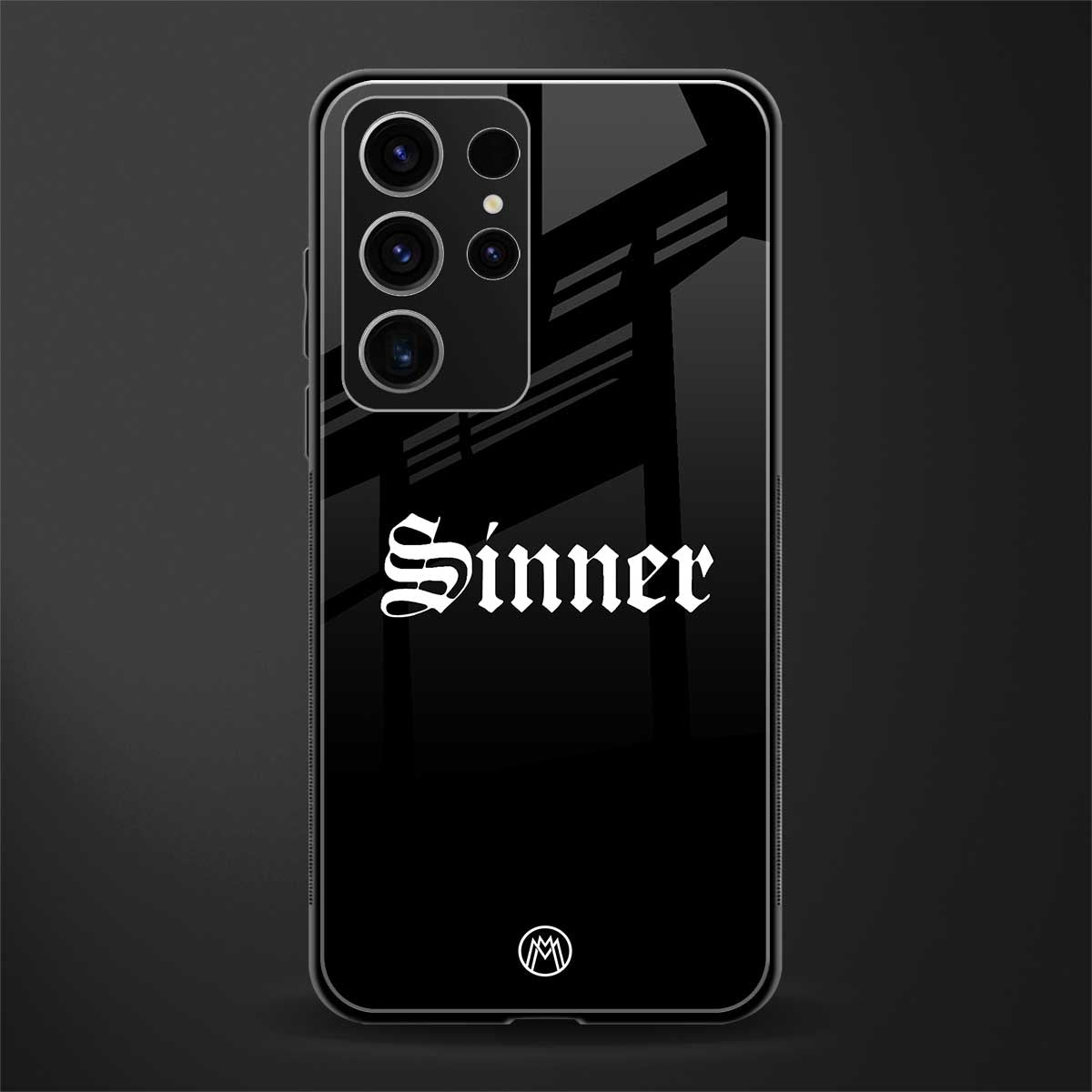 Sinner-Glass-Case for phone case | glass case for samsung galaxy s23 ultra