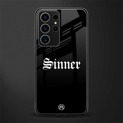 Sinner-Glass-Case for phone case | glass case for samsung galaxy s23 ultra