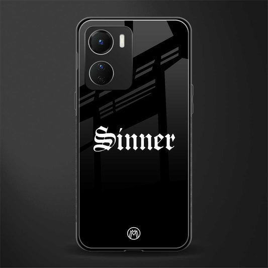 sinner back phone cover | glass case for vivo y16