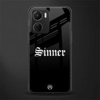 sinner back phone cover | glass case for vivo y16