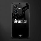 sinner back phone cover | glass case for vivo y22