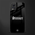 sinner back phone cover | glass case for vivo v21e 4g