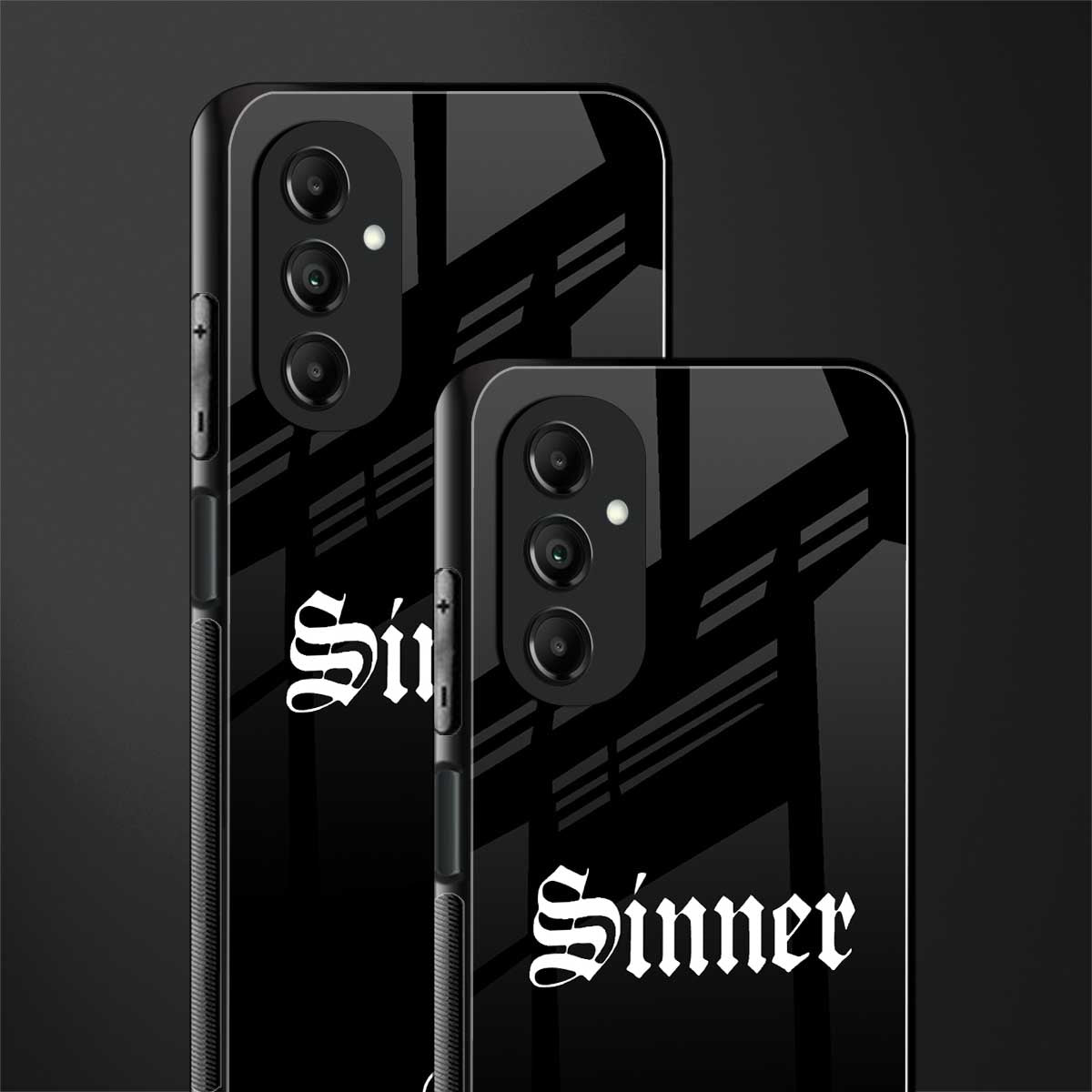 sinner back phone cover | glass case for samsung galaxy a14 5g