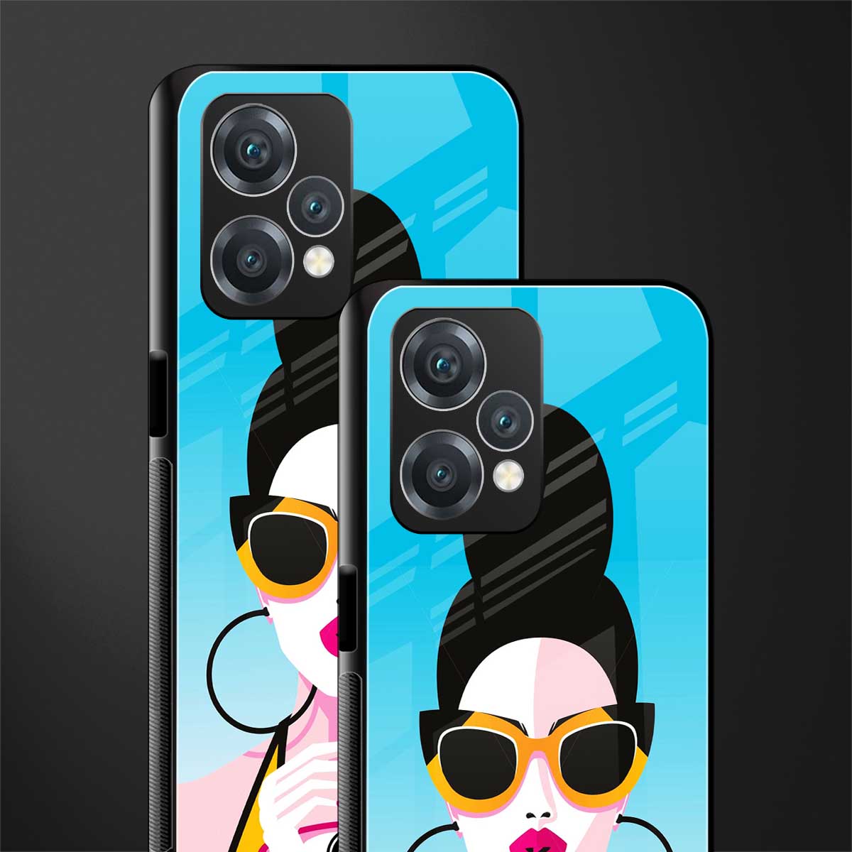 sippin queen back phone cover | glass case for oneplus nord ce 2 lite 5g