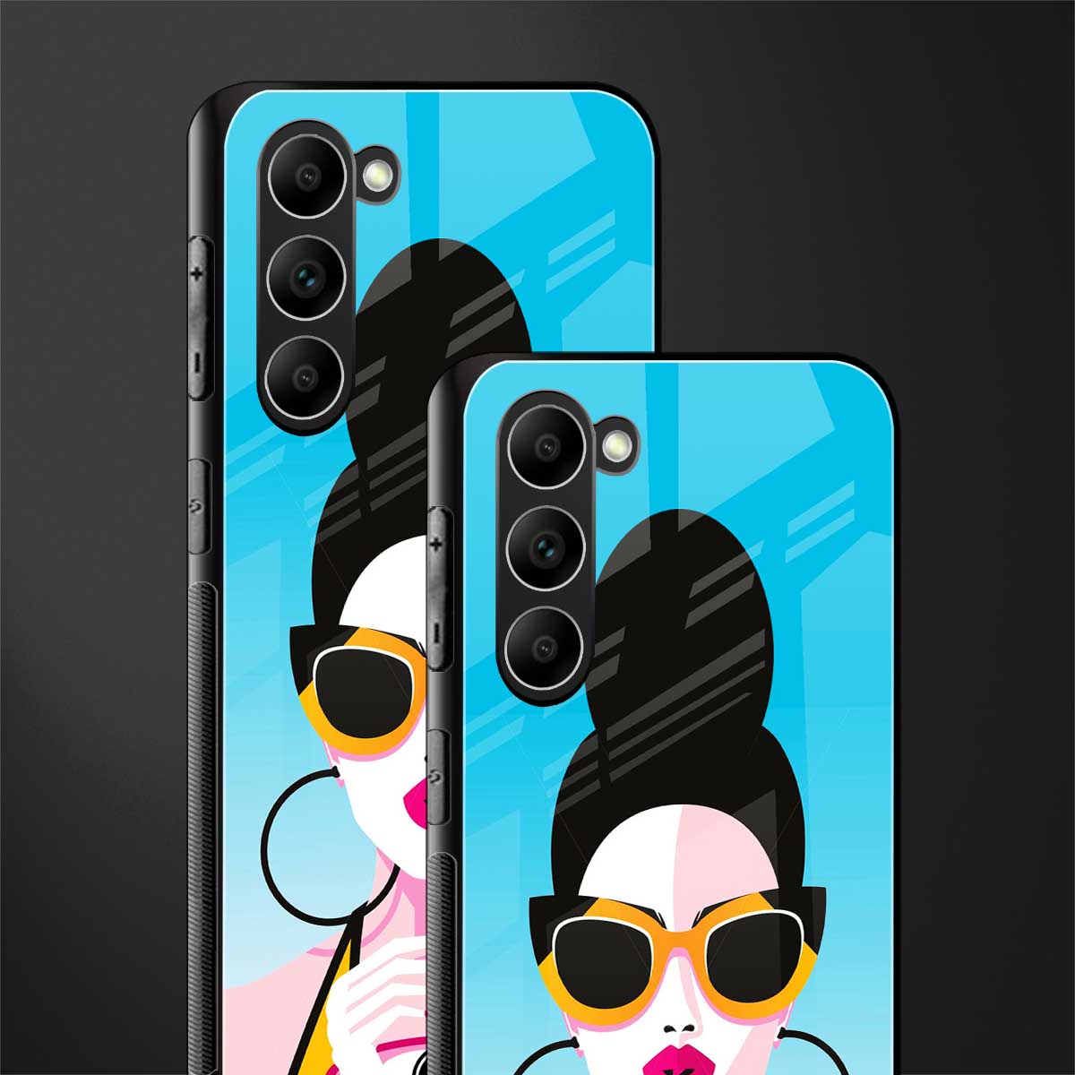 Sippin-Queen-Glass-Case for phone case | glass case for samsung galaxy s23 plus