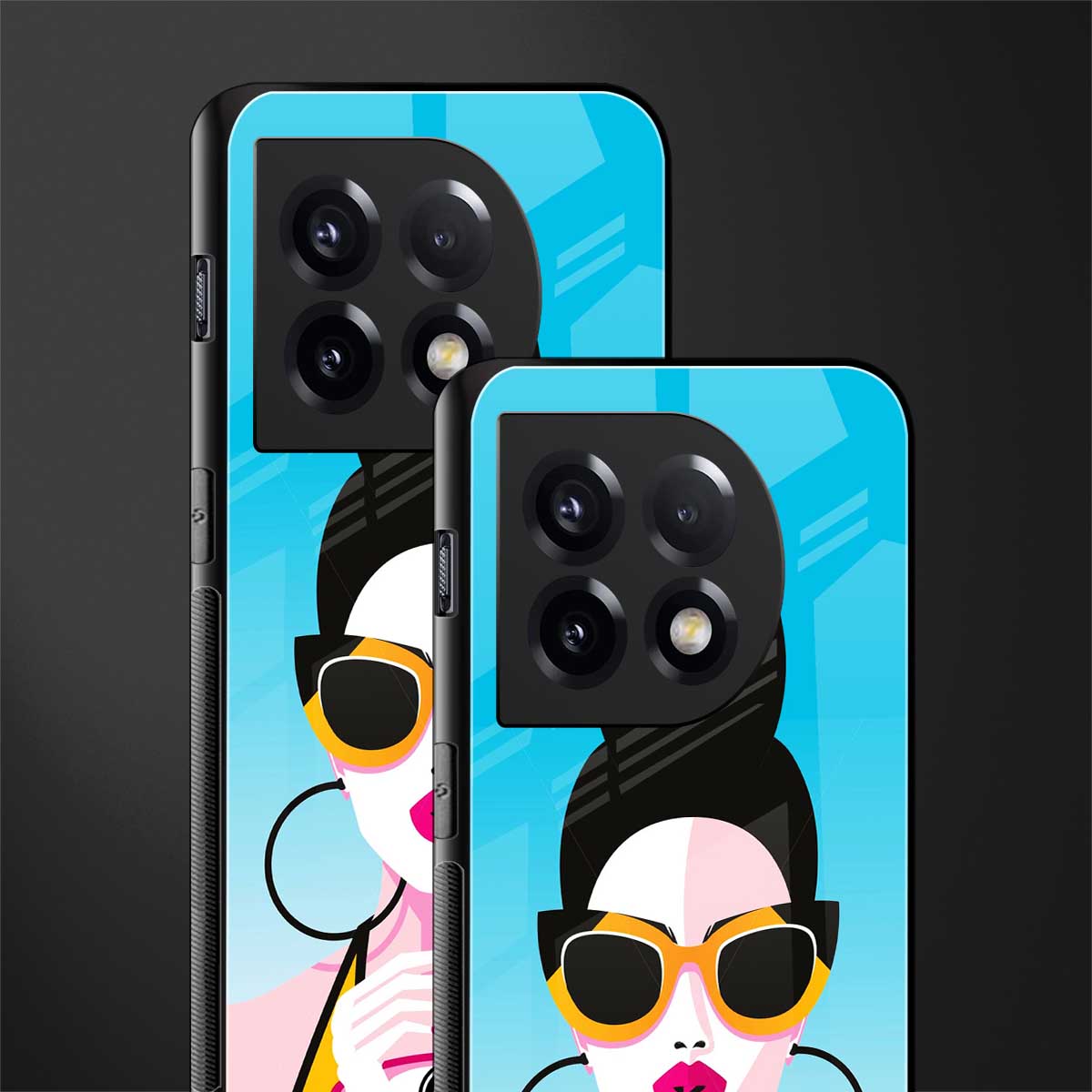 sippin queen back phone cover | glass case for oneplus 11