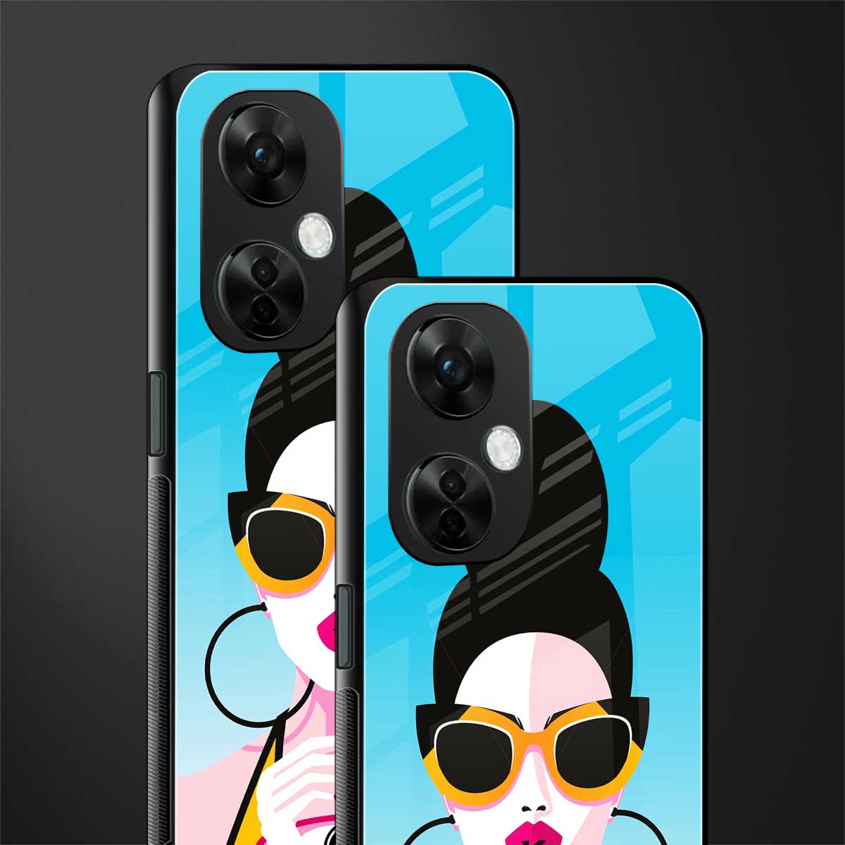 sippin queen back phone cover | glass case for oneplus nord ce 3 lite