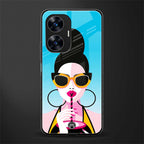sippin queen back phone cover | glass case for realme c55