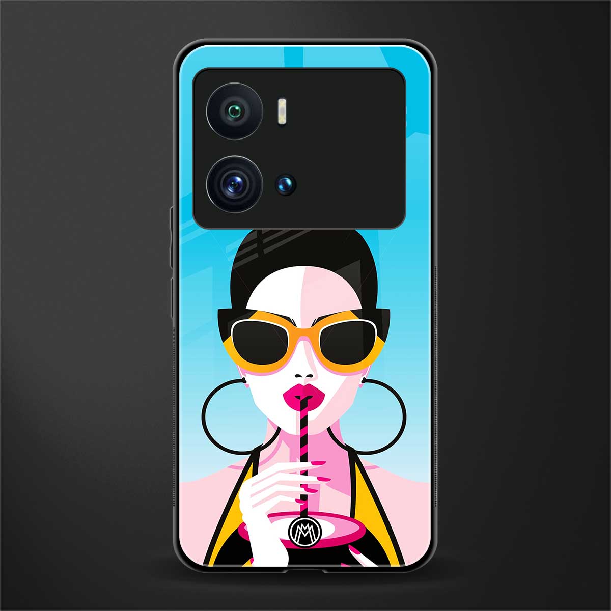 sippin queen back phone cover | glass case for iQOO 9 Pro