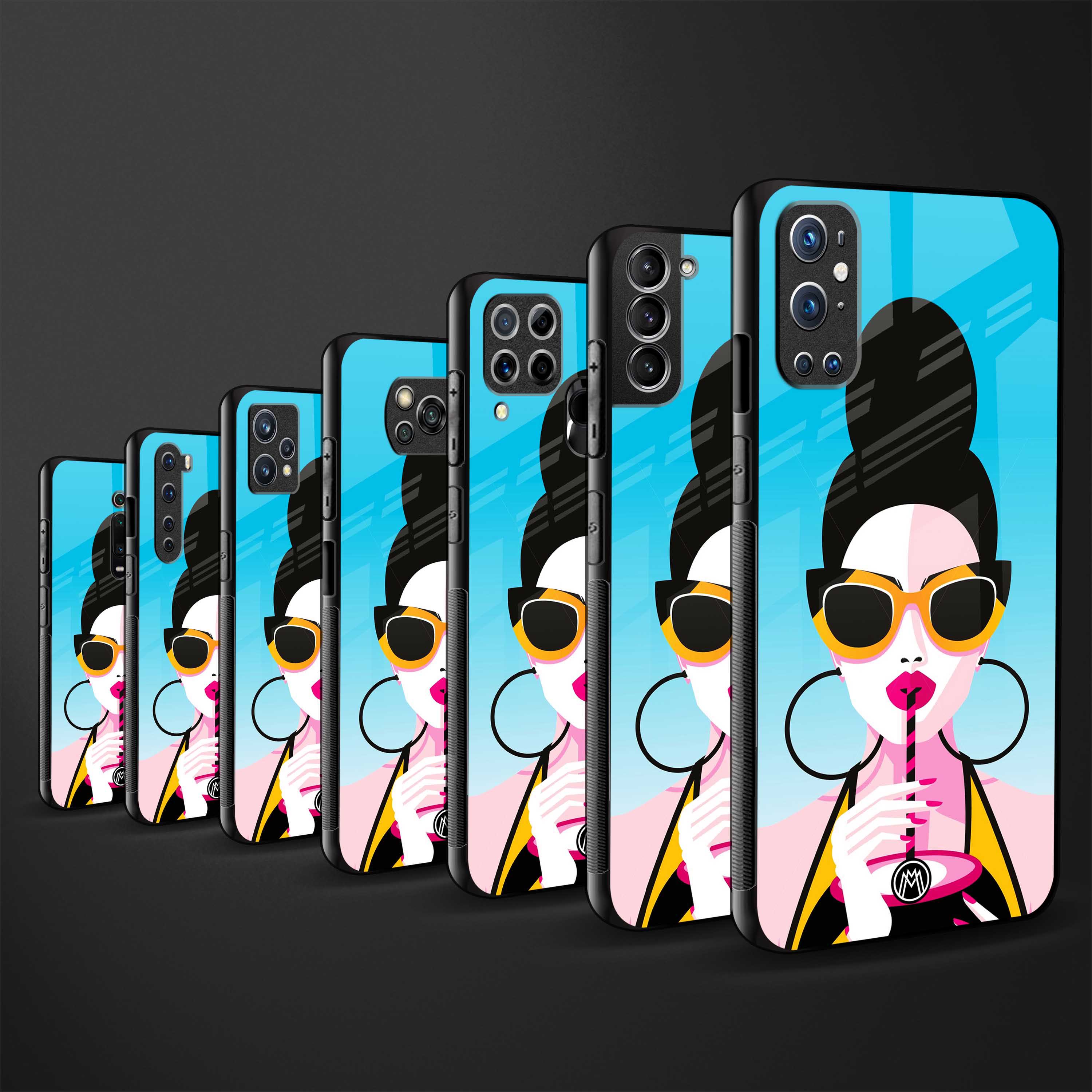 sippin queen back phone cover | glass case for realme 9 pro 5g