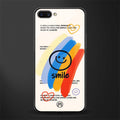 smile colourful glass case for realme c1 image