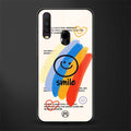 smile colourful glass case for vivo y17 image