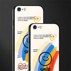 smile colourful glass case for iphone 6s image-2