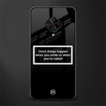 smile or naked black glass case for vivo s1 pro image