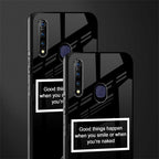 smile or naked black glass case for vivo z1 pro image-2