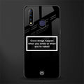 smile or naked black glass case for vivo z1 pro image