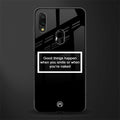 smile or naked black glass case for redmi note 7s image