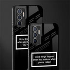 smile or naked black glass case for vivo v23e image-2
