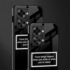 smile or naked black glass case for phone case | glass case for oneplus nord 2t 5g