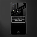 smile or naked black glass case for vivo y50 image