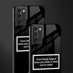 smile or naked black glass case for samsung galaxy note 20 image-2