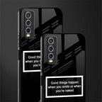 smile or naked black glass case for vivo y20i vivo y20t image-2