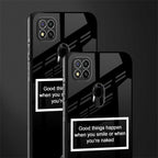 smile or naked black glass case for redmi 9 image-2