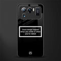 smile or naked black glass case for mi 11 ultra 5g image
