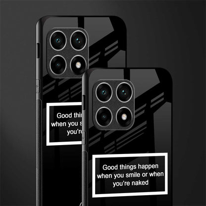 smile or naked black glass case for oneplus 10 pro 5g image-2