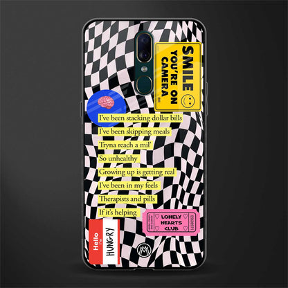 smile you're on camera glass case for oppo f11 image