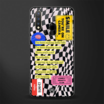 smile you're on camera glass case for vivo y19 image