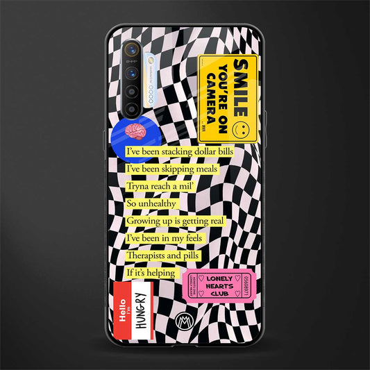 smile you're on camera glass case for realme x2 image