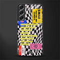 smile you're on camera glass case for samsung galaxy s21 image