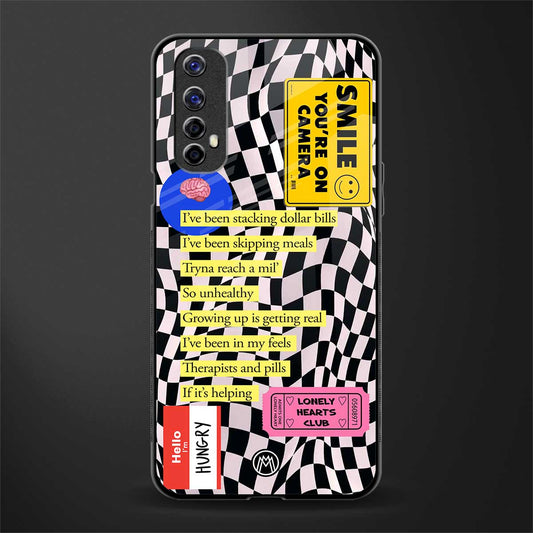 smile you're on camera glass case for realme 7 image